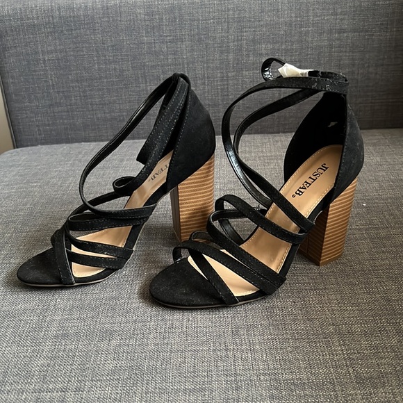 Just Fab Strappy Heels - Picture 4 of 4